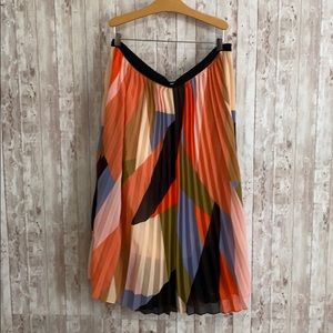 Anthropologie HD in Paris abstract midi skirt